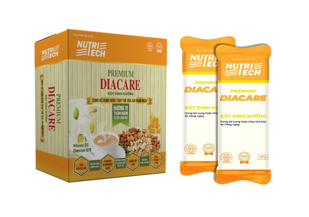 Thành phần chính của sữa hạt thực dưỡng Nutritech Premium Diacare